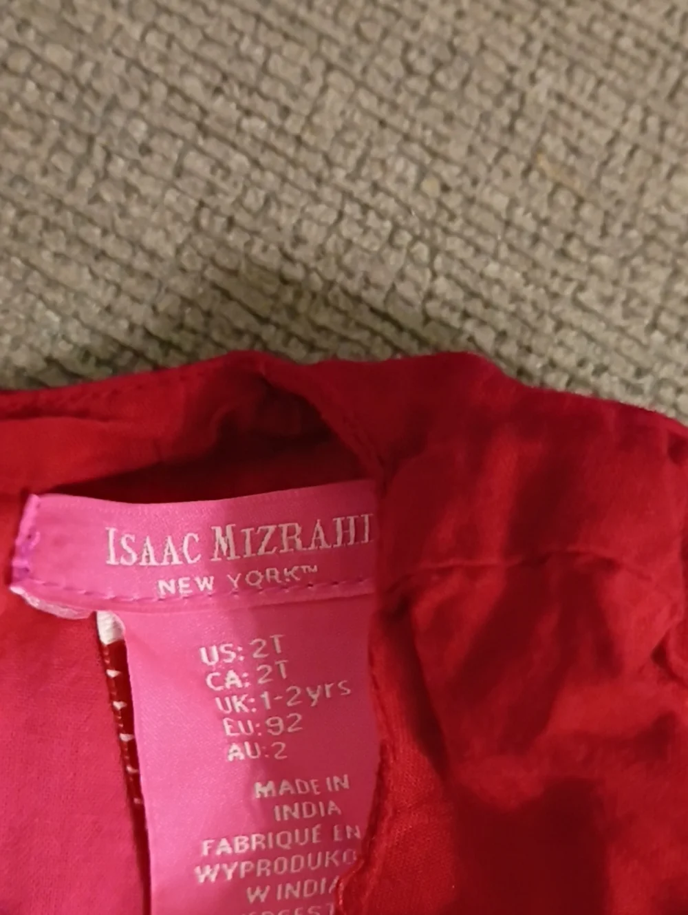 Isaac Mizrahi Tie Dye Rainbow Toddler Dress